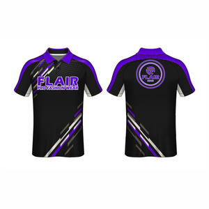 Gran oferta de algodón 100% para hombre, camiseta Polo personalizada de buena calidad, Color sólido, estilo informal, patrón, 180g, tela, peso frontal - Product Image 6