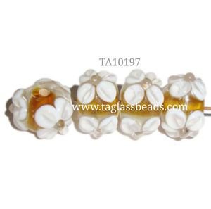 Perles de verre vénitien au chalumeau de formes mélangées pour la fabrication de bijoux fantaisie - Product Image 4