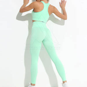 Gym Clothing Solid Color Women <b>Yoga</b> <b>Set</b> Workout Wear Women <b>Yoga</b> <b>Set</b> New Design Women <b>Yoga</b> <b>Set</b> - Product Image 5