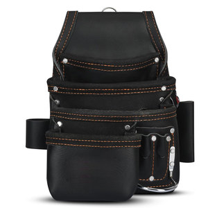 Newly Added Professional <b>Leather</b> Electrician <b>Tool</b> Bag Built From Thick <b>Leather</b> For Men Daily Use - Product Image 1