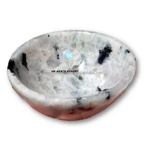 Ágata Piedra natural Jaspe rojo Tazón al por mayor Cristal Alto pulido Energía curativa Tazón de jaspe - Product Image 5