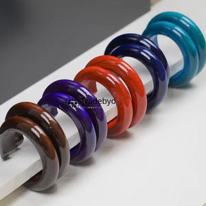 Natural <b>Wood</b> Bangles Set for Girls Stylish Handmade Boho Fashion Jewelry Gifts for Her by Tradebyd - Product Image 1