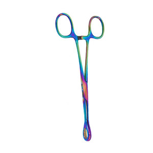 Pinces de maintien d'éponge en acier inoxydable professionnelles - Instrument chirurgical manuel réutilisable pour la chirurgie générale, conception allemande - Product Image 6
