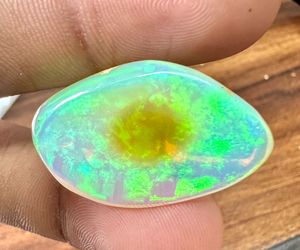 Ópalo Etíope, Corte Corazón, Lote de Gemas Sueltas de Tamaño Mixto para Joyería, Tamaño Calibrado 31.27x19.19x7 mm - Product Image 5