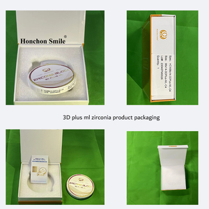 HONCHON 98/95/89mm 3D Plus Multilayer <span class=keywords><strong>Dental</strong></span> <span class=keywords><strong>Zirconia</strong></span> Block <span class=keywords><strong>Blank</strong></span> Disc untuk Roland Zirkonzahn Amann Girrbach Block - Product Image 6