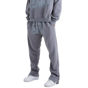 Lavado ácido unisex con serigrafía conjunto de traje de sudor apilado para hombres y mujeres con alta calidad y peso pesado Gsm(500) - Product Image 5