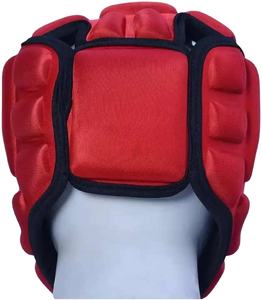 Casque de sécurité professionnel pour protège-tête de boxe Protection de la tête Casque de boxe de sécurité Casque de tête en cuir véritable pour la boxe - Product Image 3