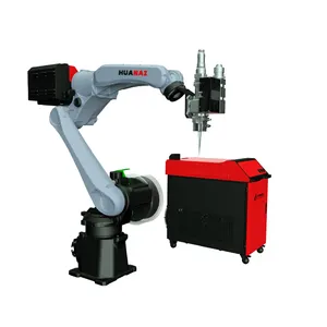 HuaNai hecho en China 6 ejes 1499mm Radio Carga 10kg Soporte OEM ODM Robot personalizado molienda