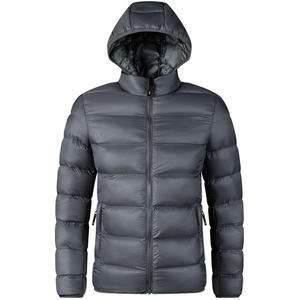Vente en gros Noir Hiver Hommes Haut Matelassé Léger Nouveau Élégant Respirant Veste Doudoune Pour Hommes Veste Décontractée - Product Image 4