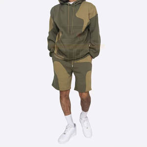 Pantalones cortos de Jogger de algodón de alta calidad para hombre, logotipo personalizado, talla XXL/XL, conjunto de chándal corto informal estampado XXL/XL para hombre para invierno - Product Image 1