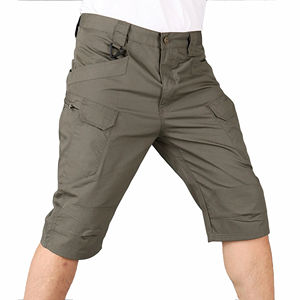 กางเกงขาสั้นผ้าฝ้ายสำหรับผู้ชายกางเกงขาสั้นผ้าฝ้ายแบบมีกระเป๋าสำหรับ100% - Product Image 1