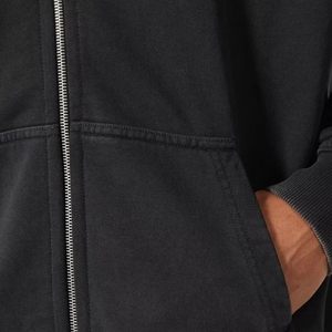 Nouveau design – Sweat à capuche surdimensionné en molleton épais 400 g/m² avec épaules tombantes, anti-boulochage, coupe carrée, 100 % coton pour homme - Product Image 4