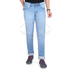 Pantalones Vaqueros Casuales de Corte Recto para Hombre, 100% Algodón, Secado Rápido, Ligeros, para Invierno, Otoño, Verano, Uso en Interiores y Exteriores - Product Image 1