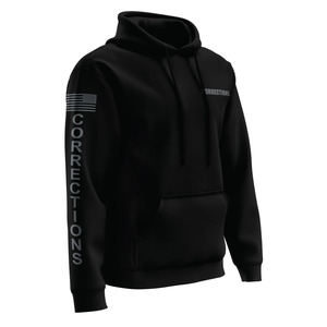 Vêtements actifs de bonne qualité CORRECTIONS Sweat à capuche de performance pour hommes Activités de plein air Pullover Hoodies & Sweatshirts avec logo personnalisé - Product Image 4