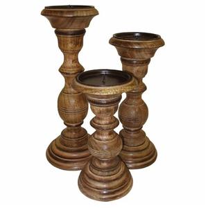 Candelabros de madera creativos de alta calidad, tarros de soporte de linterna de Metal de diseño único para decoración del hogar, comedor, otras ocasiones especiales - Product Image 5