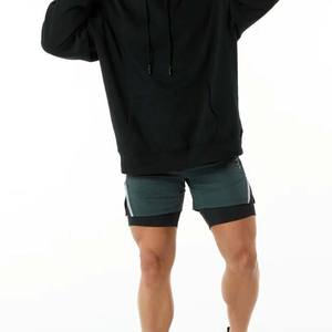 กางเกงขาสั้นแฟชั่นผ้าโพลีเอสเตอร์สีทึบสำหรับผู้ชายกางเกงวิ่งออกกำลังกายเล่นกีฬาแบบออกแบบได้ตามต้องการคุณภาพสูงสำหรับฤดูร้อน - Product Image 2
