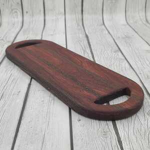 Tabla de cortar de madera minimalista Tabla de queso elegante y duradera con cuchillo de acero inoxidable para cocinas elegantes y modernas - Product Image 2