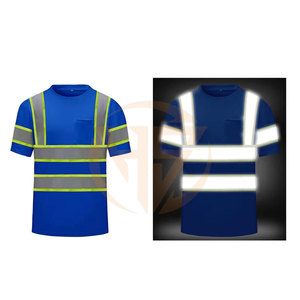 Camiseta de Seguridad Reflectante de Alta Visibilidad 2025, Personaliza Tu Logotipo, Ropa de Trabajo Protectora de Manga Corta, Camisa Impermeable para Construcción - Product Image 6