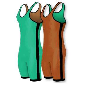 Justaucorps de lutte personnalisé de haute qualité avec logo imprimé sur le devant pour unisexe en matière spandex/polyester respirante et antibactérienne - Product Image 3