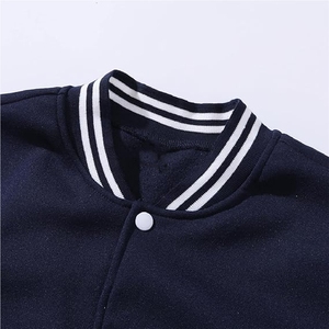 Custom LOGO Unisex Varsity <b>Jacket</b> <b>Men's</b> American Chenille Embroidery Patch Vintage <b>Baseball</b> Cropped Varsity <b>Jacket</b> <b>for</b> <b>Man</b> - Product Image 3