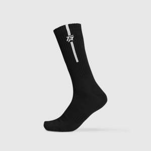 Chaussettes de sport StrideGuard 100% coton et fibre de bambou, hautement personnalisables, antibactériennes, résistantes à la transpiration, impression par sublimation pour l'automne - Product Image 1