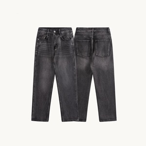 กางเกงยีนส์สีพื้นแบบหลวมสไตล์แฟชั่นสำหรับผู้ชาย แบรนด์ Joker ทรงตรง สไตล์เรโทร ขากว้าง ทรงแบ็กกี้ - Product Image 6