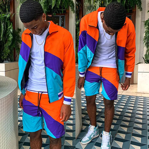 Ensemble chemises et shorts-Ensembles courts pour hommes Fashion Wear T-shirts et shorts T-shirt avec ensembles de shorts assortis - Product Image 2