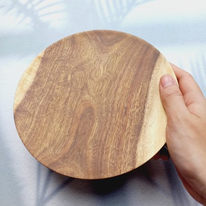 Meilleures ventes en gros, vaisselle de restaurant, vaisselle en bois peinte à la main, écologique, style campagnard, plats de service pour le dîner, assiettes, Vietnam Hanoï - Product Image 5