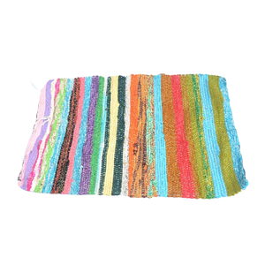 Felpudo de algodón tejido bohemio hecho a mano para decoración del hogar, alfombra para puerta de sala de estar - Product Image 5