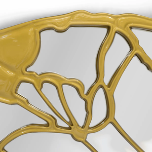 Phòng khách nhà sang trọng gương vàng thép không gỉ trang trí gương - Product Image 3