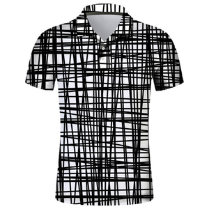 Vente en gros Nouveau 2024 OEM Logo personnalisé imprimé Polo pour hommes 100% polyester Chemises en coton T-shirts polo unis pour hommes en gros - Product Image 2