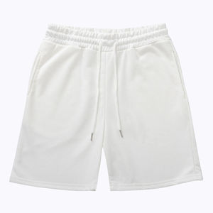 Pantalones Cortos Deportivos de Verano para Hombre, de Lona, Tejido Sólido, Transpirable, de Cintura Media, Secado Rápido, Elásticos, para Correr, Entrenar, Holgados e Informales - Product Image 2