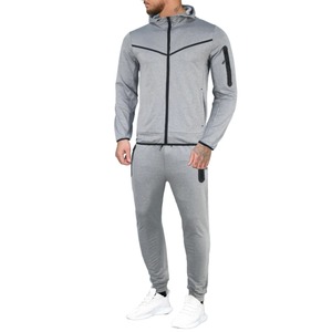 2025 hommes vêtements de sport décontractés ensemble à capuche pantalon Jogging sport costume avant Logo sweat à capuche tenue pour printemps automne hiver - Product Image 5