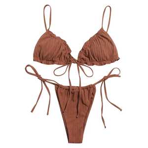 Bikinis à nouer avec votre logo, bas de bikini string, bikini d'été à bon prix - Product Image 3