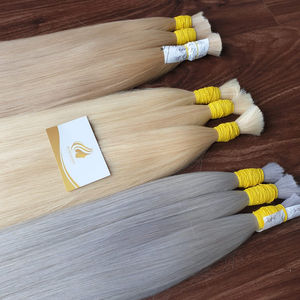 Extension de cheveux 100% humains, couleur russe, esclave en vrac, qualité supérieure, prix de gros d'usine - Product Image 1