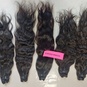 ผมต่อสำหรับผู้หญิงแบบมัดผมสีดำธรรมชาติแบบสองชั้น - Product Image 5