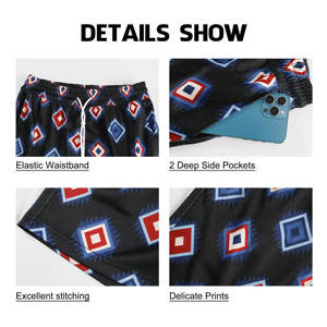 Marque privée personnalisée Short de basket-ball pour hommes de grande taille, solide, maille respirante à séchage rapide, vêtements de rue, style sportif - Product Image 6