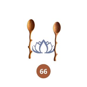 Spoon <b>Heart</b> Shape Curved <b>Wooden</b> - Product Image 3