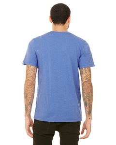 Camiseta Unisex de Cuello Redondo, Algodón Heather/Fibra de Bambú, Ecológica, de Secado Rápido - Bella + Canvas - Product Image 1