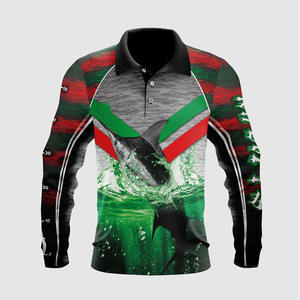 Chemise de pêche légère à protection UV par sublimation personnalisée UPF 50 + Maillot de pêche pour hommes - Product Image 1