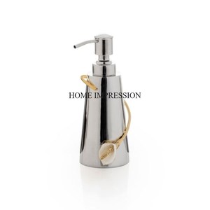 ตู้ทำสบู่เหลวหวายพร้อมปั๊มโลหะขัดเงาสีเงินดีไซน์เฉพาะจากอินเดีย - Product Image 6