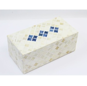 Caja de diseño respetuosa con el medio ambiente, el mejor diseño, caja de joyería con incrustaciones de hueso, almacenamiento de joyería de Diseño Artesanal indio - Product Image 1