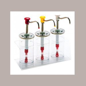 Lot de 3 pots à sucre et à crème en plexiglas de 950 ml - Product Image 2