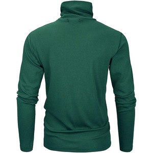 Wholesale Custom Modal <b>Men's</b> High Collar <b>Turtle</b> <b>Neck</b> Underwear Long-sleeved Shirt With <b>Neck</b> Gaiter - Product Image 2