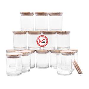 Frasco de Vidrio para Velas con Tapa de Madera |   Envase Ecológico para Velas |   Logotipo Personalizado OEM ODM |   Fabricante y Proveedor Mayorista - Product Image 1