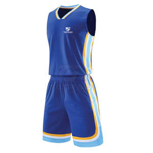 Uniformes de basket-ball imprimés respirants 100% polyester - Fabriqués sur mesure pour hommes et femmes, vêtements de sport à séchage rapide - Product Image 2