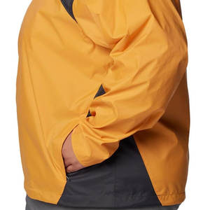 Chaqueta Cortavientos para Hombre con Capucha, Ligera, Chaqueta Urbana Informal con Cremallera Completa, Chaqueta de Exterior Tejida - Product Image 5