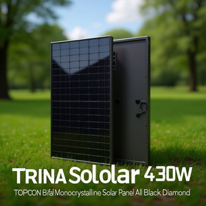 Panel Solar Monocristalino Bifacial Trina Solar 430W TOPCon All Black Diamond - Product Image 3