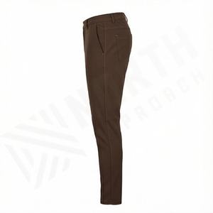 Pantalones Deportivos Casuales de Lona Hechos a Medida al por Mayor, Pantalones Ajustados para Hombre con Ribete, 100% Poliéster, Duraderos y Cómodos - Product Image 3