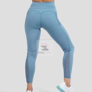 Leggings de gymnastique taille haute extensible de haute qualité pour femmes, pantalons de yoga tricotés confortables - Product Image 2